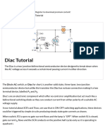 Diac Triac and Quadrac For AC Power Control