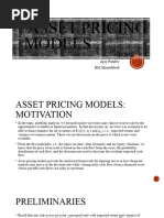 6 Asset Pricing Models