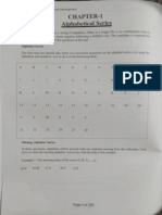 Alphabetic Series (Logical Reasoning) With Exercise - 1