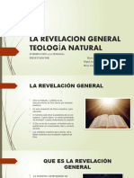 Introduccion A La Teologia - La Revelacion General 1