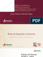 Platica de Seguridad Contratistas Pemex Encofrados 2023