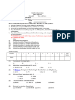 Final Term Examination