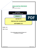 HISTORY P1 SEPTEMBER 2023 GRADE 12 QP New