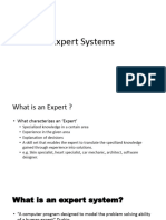 Lecture 12 - Expert Systems