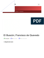 Encuentra Aquí Información de El Buscón Francisco de Quevedo para Tu Escuela ¡Entra Ya! - Rincón Del Vago