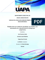 Planificaciones Por Unidad de Aprendizaje - SD - 2020