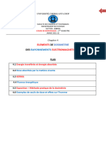 Chapitre 4 ELEMENTS DE DOSIMETRIE DES RAYONNEMENTS ELECTROMAGNETIQUES