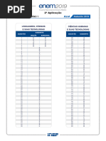 Gabarito 1º Dia - 2019