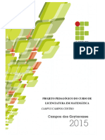 Projeto Pedagogico Da Licenciatura em Matematica Proen 20-07-2016