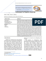 Predicting of Seismic Performance On Tunnel in Weak Soil