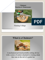 Chainsaw Function and Maintenance '20