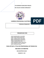 Informe de Titulación El Motor Common Rail Del Toyota Prado, Mejora El Proceso de Combustión