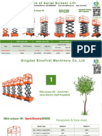 Brochure of Mobile Scissor Lift-Qingdao Sinofirst200826