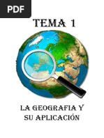 Tema 1-La Geografia y Su Aplicacion