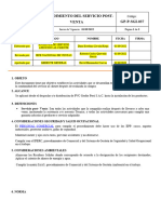 GP P Sgi 037 Proced Del Servicio Post Venta