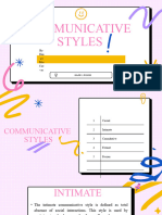 Communicative Style