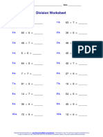 Division Facts Practice 6to9