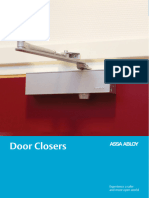 ASSA ABLOY Technical Spec Book - Door Closers