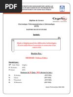 Etude Et Déploiement Des Différentes Technologies D'accès Radio Phase D'acquisition Et Construction D'une Station GSM - Mesbah F