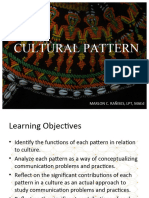 Cultural Pattern