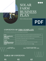 Solar Farm Business Plan