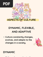 Aspects of Culture