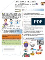 Ficha 4 - Und07 - Semana 4 - A2 - Speakind About Healthy Life! - Mister Tamayo