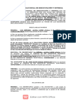 Convenio Transaccional de Desocupación y Entrega Imprimir