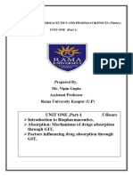 Drug Absorption Mechanism