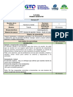 Secuencia Didáctica. Tutorías Sesión 7.