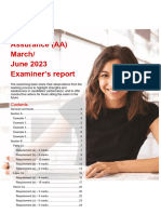 AA MJ23 Examiner's Report - Final