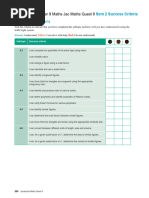 SC Sem 2 Jac Maths Quest 9 Success Criteria