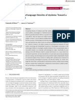 Bridging Sensory and Language Theories of Dyslexia - Toward A Multifactorial Model