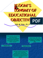 Blooms Taxonomy of Educational Objectives A REview