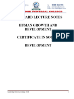 Human Growth & Devpt.