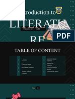 Intro. To Literature and Eras