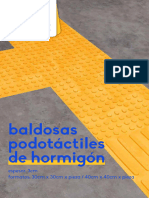 Baldosas Podotactiles de Hormigon CC