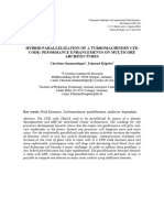 Hybrid Parallelization of A Turbomachinery CFD Code: Peformance Enhancements On Multicore Architectures