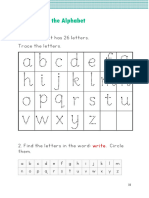 Alphabet Practice Writing Level 1