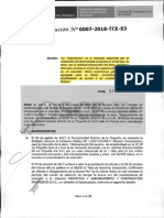 Resolución - 007-2018-Tce - No Se Puede Acreditar Experiencia Con Acta de Recepcion de Obra