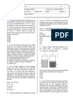 Lista 15 - Hidrostática I