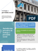 Organización de Tribunales de Trabajo