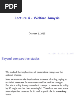 Welfare Analysis WEEK 4 Econ