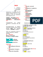 Antónimos, Contextuales Semestral