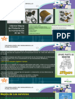 Informe de Mejora de Productos