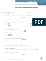 6 Inverso e Quociente de Números Complexos