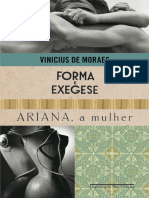 MORAES, Vinicius De. Forma e Exegese - Ariana, A Mulher