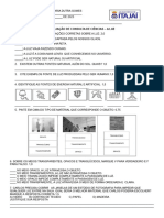 Avaliação Ciencias Luz
