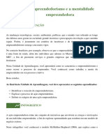 O Empreendedorismo e A Mentalidade Empreendedora