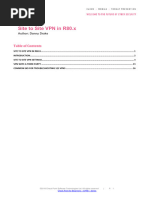 Setting Up Site-To-site VPN R80.x